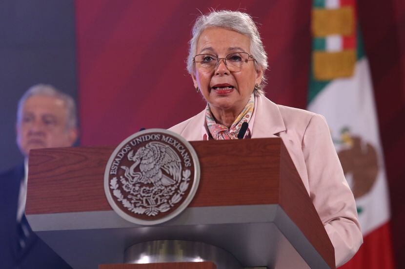Olga Sánchez Cordero, secretaria de Gobernación de México.