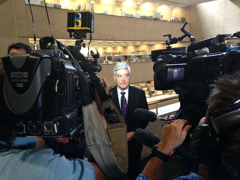 TxDOT commissioner Victor Vandergriff said Stemmons Freeway, or Riverfront Boulevard, will...
