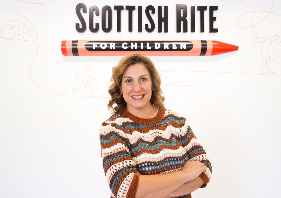 Amy Lynn McIntosh, M.D., at Scottish Rite for Children in Dallas during a learning event for...