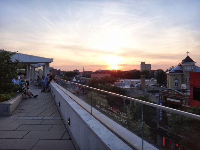 Free-admission Madison Museum of Contemporary Art (MMoCA) offers cool views inside and...