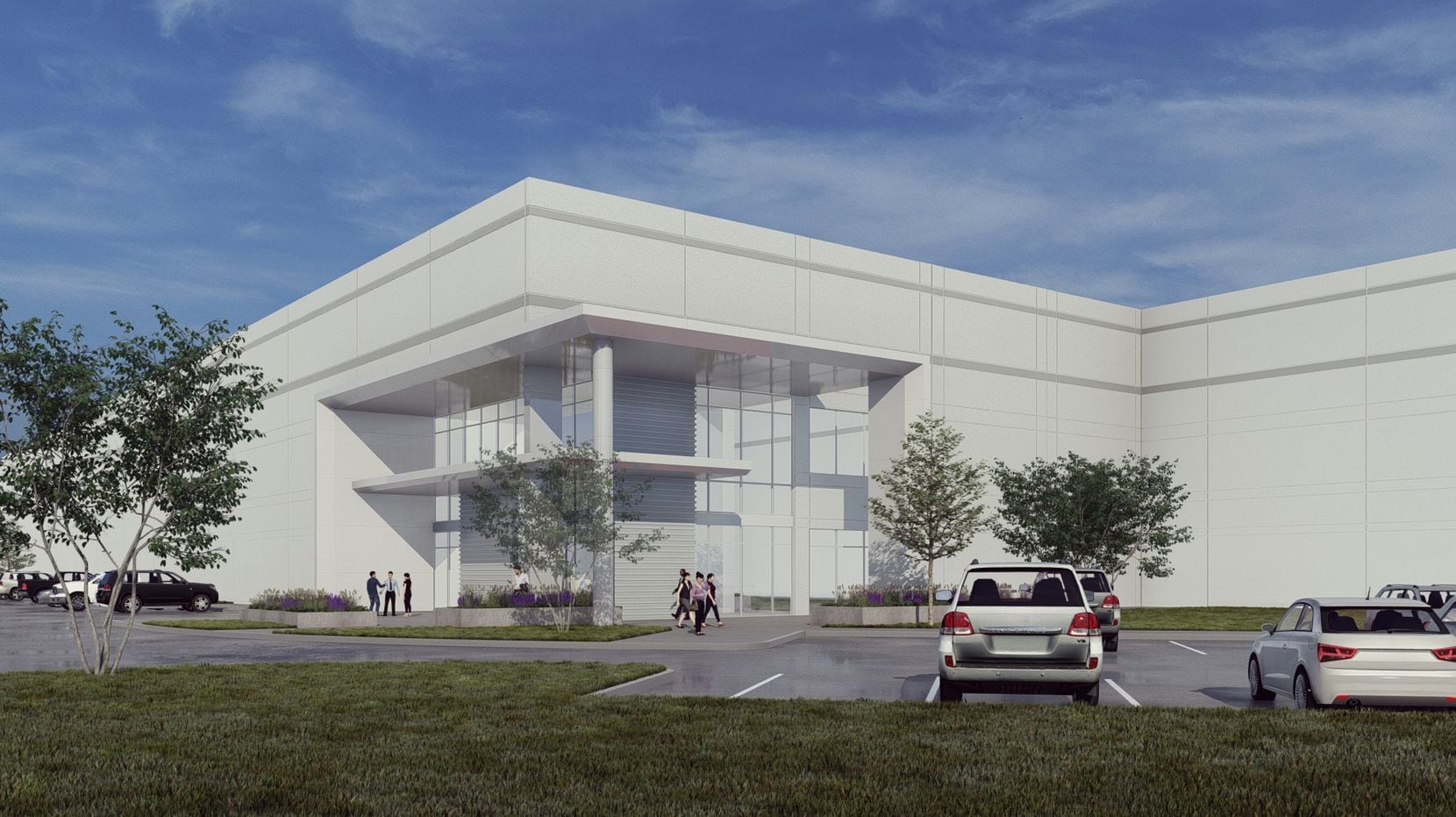 The more than 600,000-square-foot Alliance Center North 4 is being built at at Litsey Road...