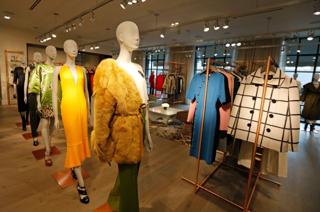 The Women's section of Forty Five Ten, a new four-level store in downtown Dallas,...