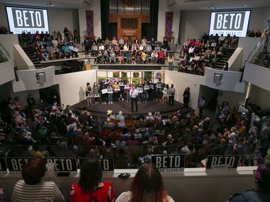 Beto O’Rourke kicks off his People of Texas campaign with an education town hall at...