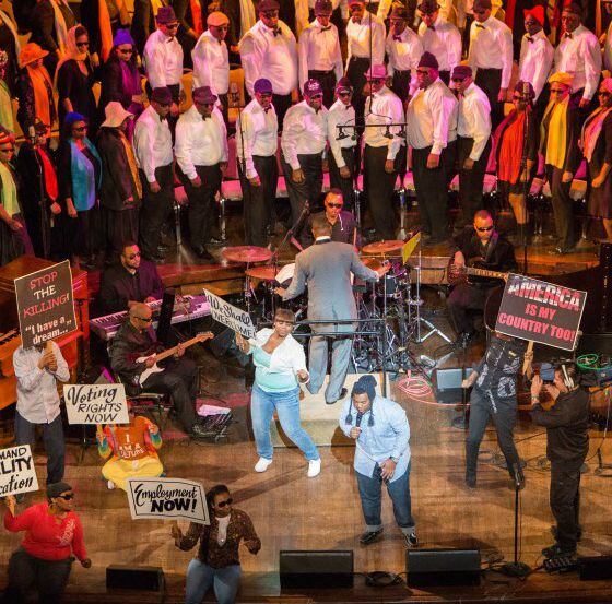 The Black Music & the Civil Rights Movement Concert takes place each January at the Morton...