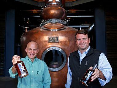 Founders of Firestone and Robertson Distillery Leonard Firestone (left) and Troy Robertson...