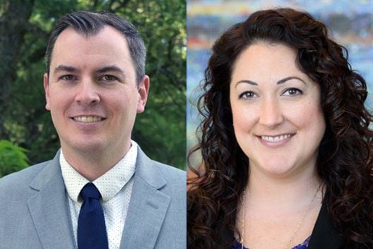 Charles Goff and Michaela Dollar were recently named as assistant city managers for Richardson.