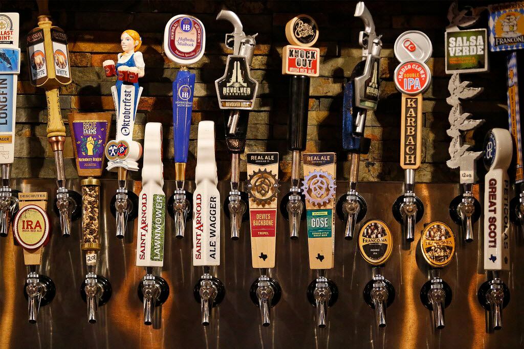 Beer on tap at Ron's Place in Addison, one of numerous craft-specific bars that have popped...