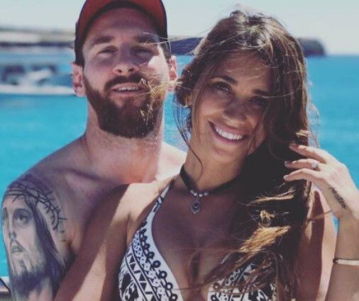 Lionel Messi y su pareja Antonella Roccuzzo esperan un tercer hijo. Foto Instagram Antonella...