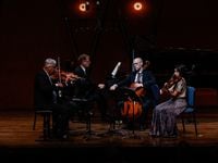 Stephen Rose and Jun Iwasaki (violins), John Novacek (piano), Brant Taylor (cello) and Joan...