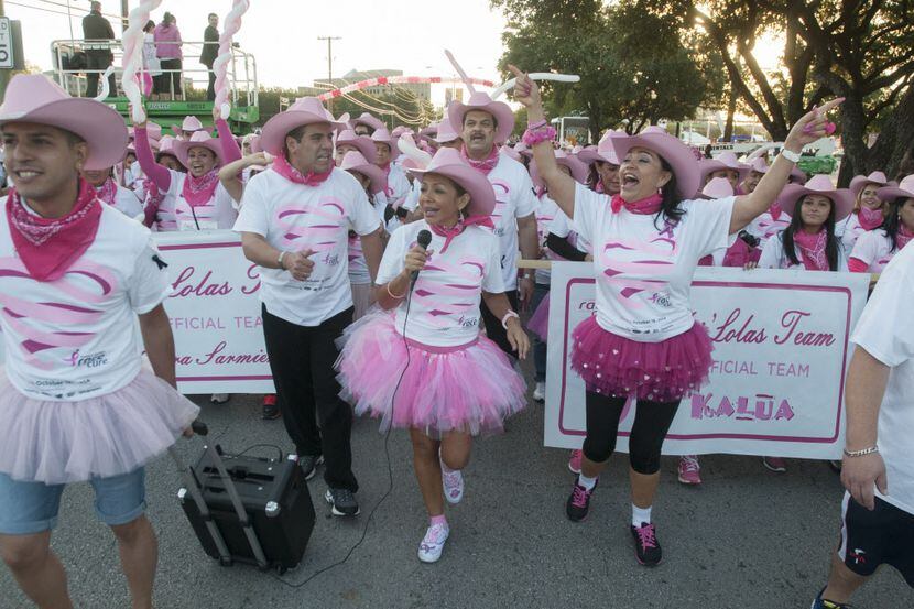 Di'Lolas participaba cada año en la caminata de la organización Susan G. Komen, en Dallas....