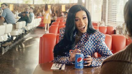 Imagen del anuncio de Pepsi con la cantante Cardi B. que será transmitido el domingo durante...