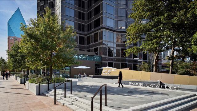 The Trammell Crow Center on Ross Avenue in downtown Dallas was one of the D-FW properties...