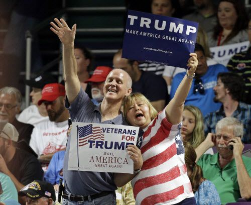 Los simpatizantes de Trump podrán asistir a un acto de campaña en Gilley’s este jueves. AP
