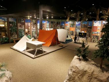 A camping exhibit at the National Scouting Museum. (2015 File Photo/Brandon Wade)