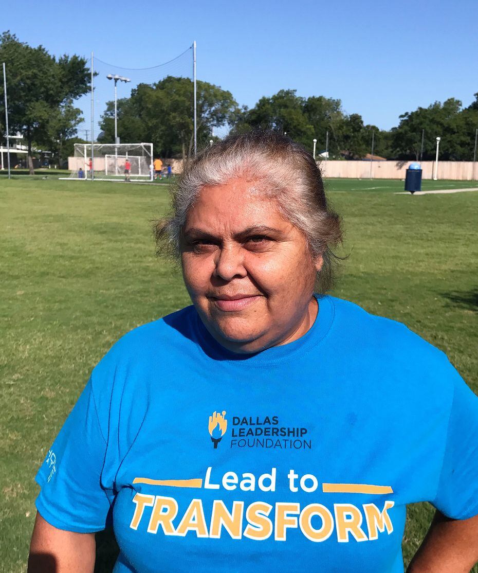 Maria Andrande, who has lived in Jubilee, a neighborhood in Southern Dallas, for 20 years...