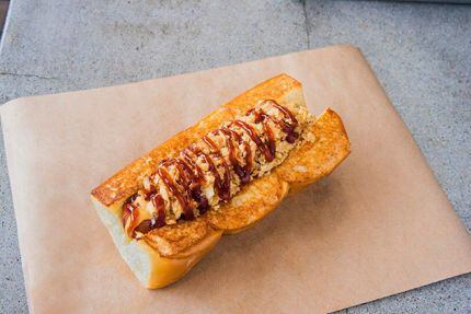 The Cowboy hot dog from Dog Haus sounds like it suits Dallas, right? It has bacon, white...