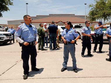 McAllen police officers were called to the US Border Patrol Processing Center in McAllen,...