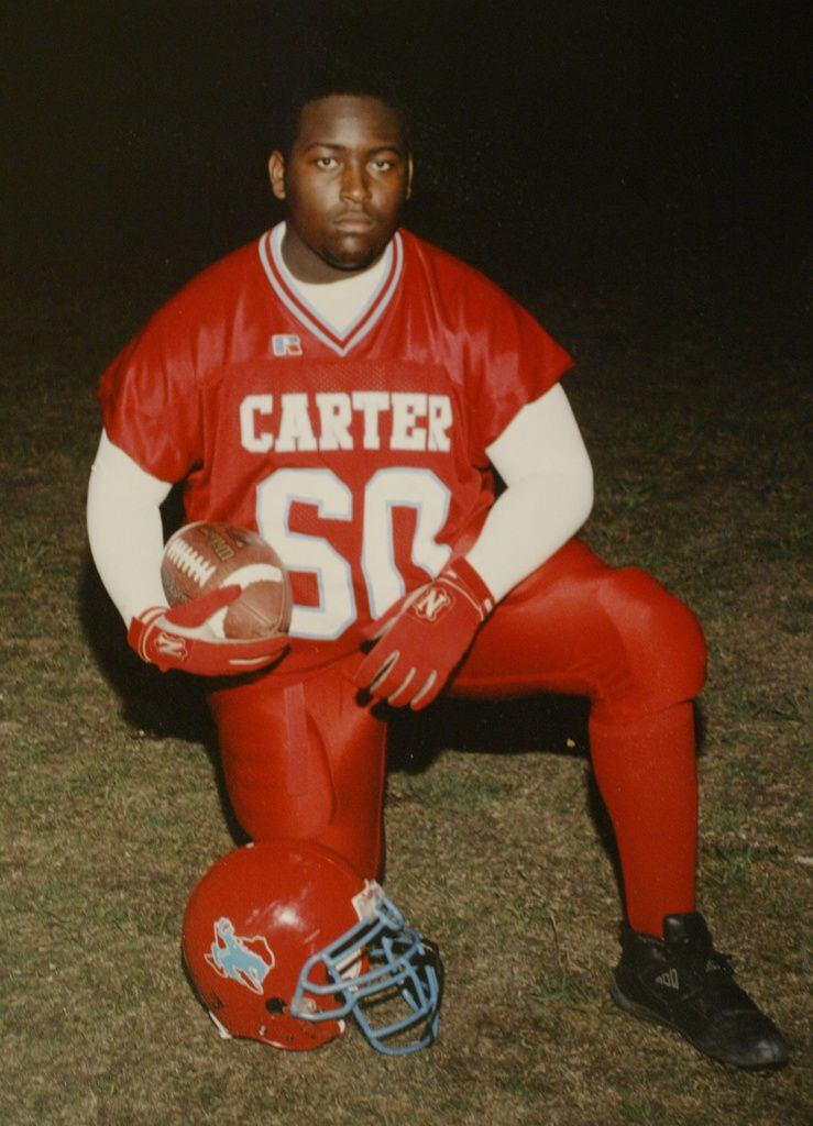 Eric Brown was a Carter High School senior and starting center who died at the first...