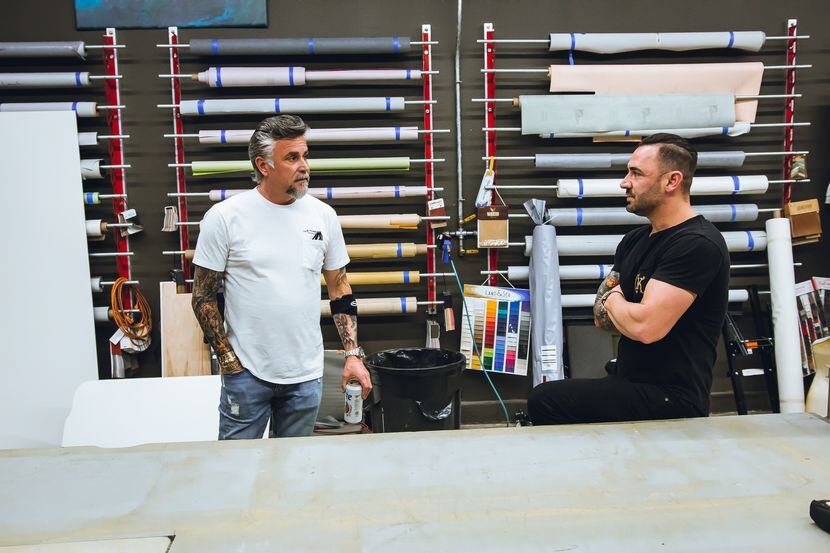 Richard Rawlings, left, is collaborating with Cameron Davies, right, to build what they call...