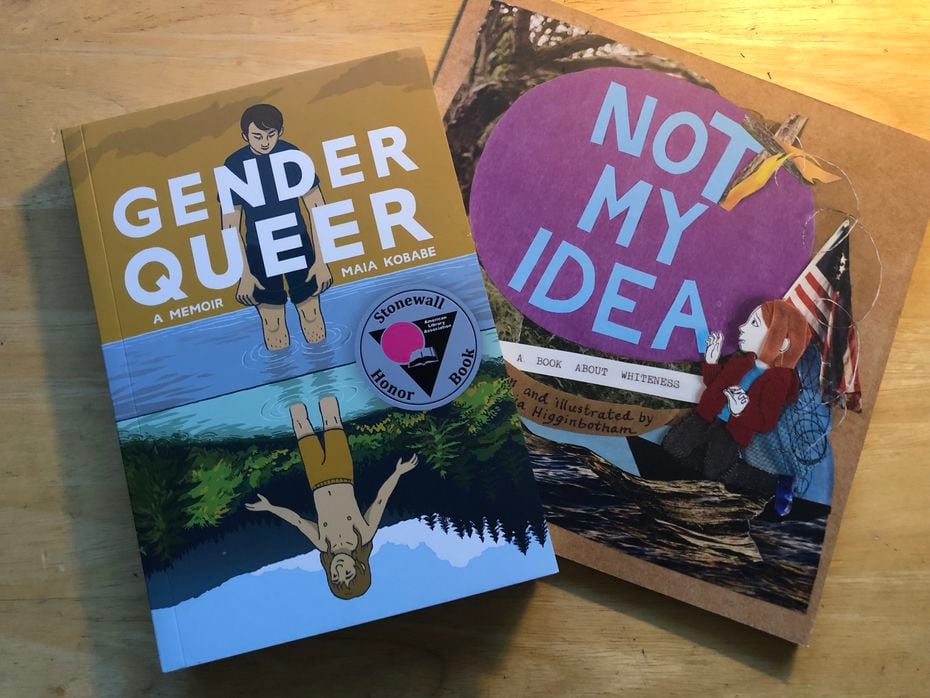 Two books in the middle of a statewide debate about "appropriate" books in schools. "Gender...