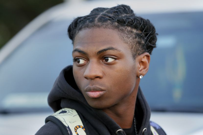 Darryl George, a 17-year-old junior has been suspended from Barbers Hill High School for not...