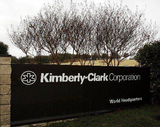 The entrance to Kimberly-Clark Corp.'s world headquarters campus in Irving.