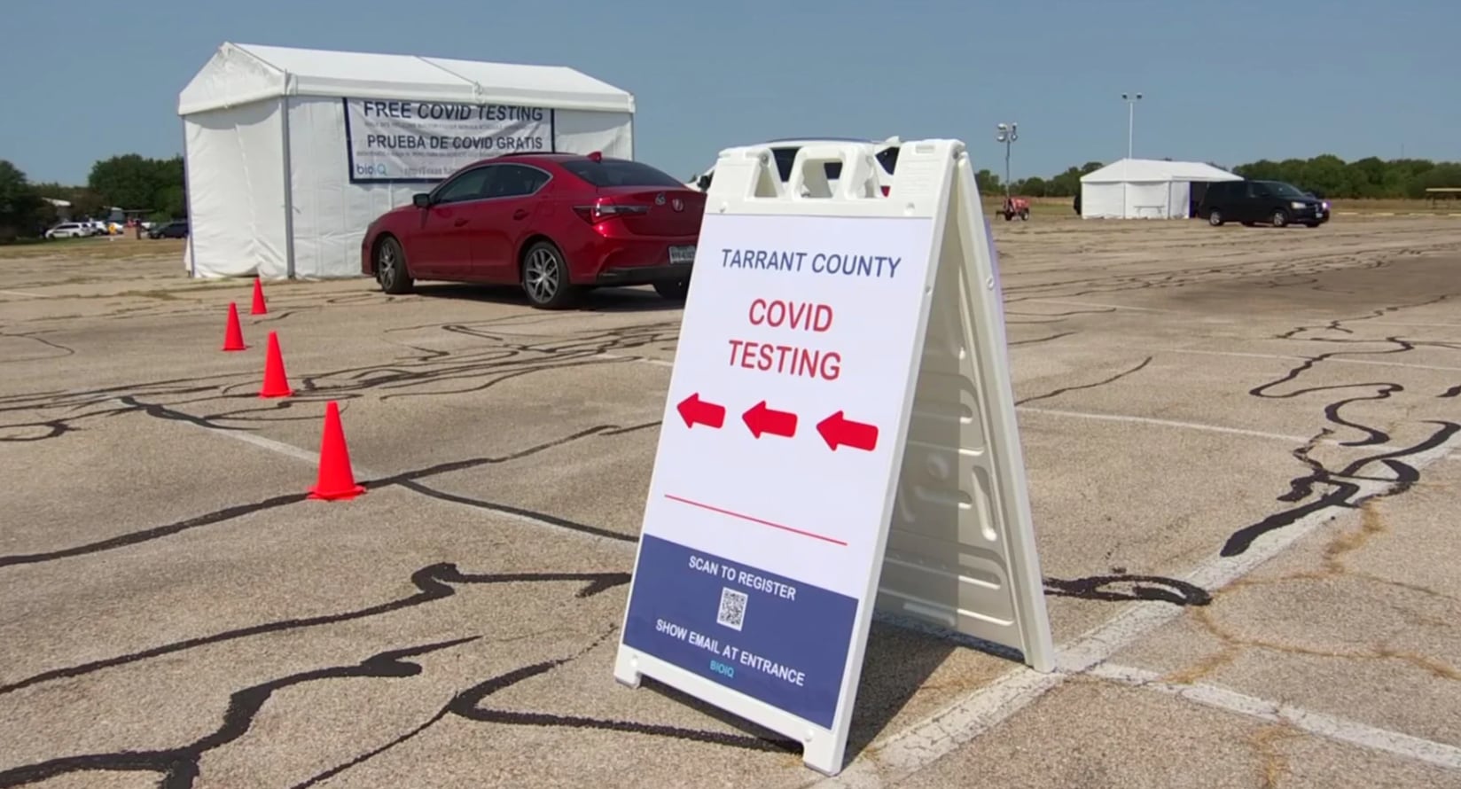 A new drive-through COVID-19 testing site has opened in northeast Tarrant County.