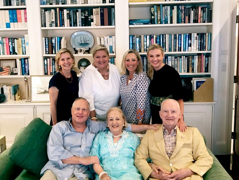 The Perot family members are shown in Bermuda during Easter 2019. Front row: (L-R) son Ross...