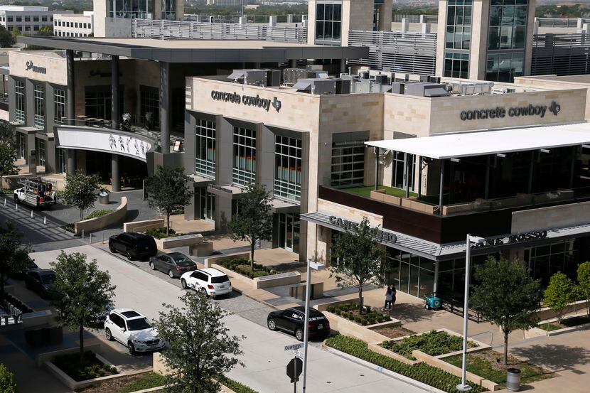 Shops, restaurants and businesses at The Star in Frisco 