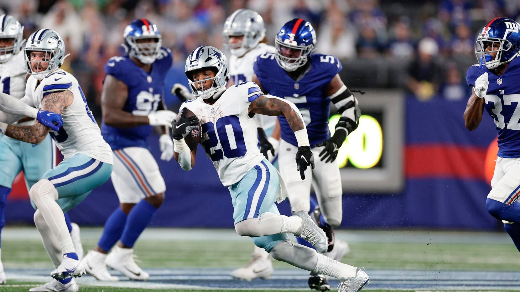 Histórico triunfo de 40-0 de los Cowboys en su primer juego de la temporada  ante Giants