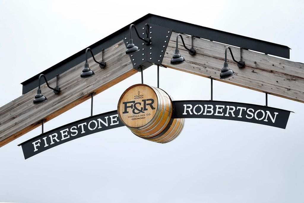 Firestone & Robertson Distilling Co. entrance in Fort Worth.