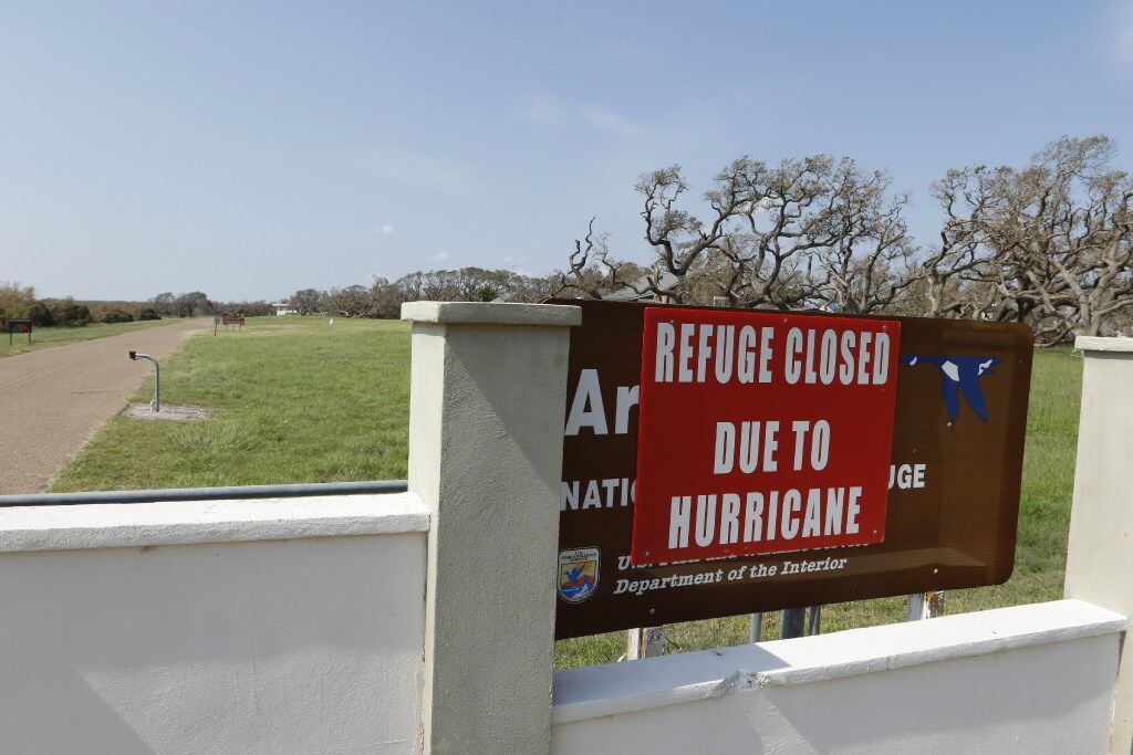 The Aransas National Wildlife Refuge in Austwell, Tx is closed due to the Hurricane on Sept....