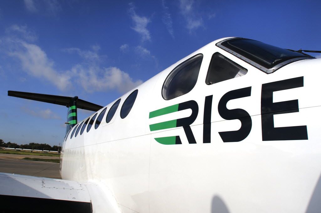 Rise, a Dallas-based company that flies round trips from Dallas, Austin, and Houston five...