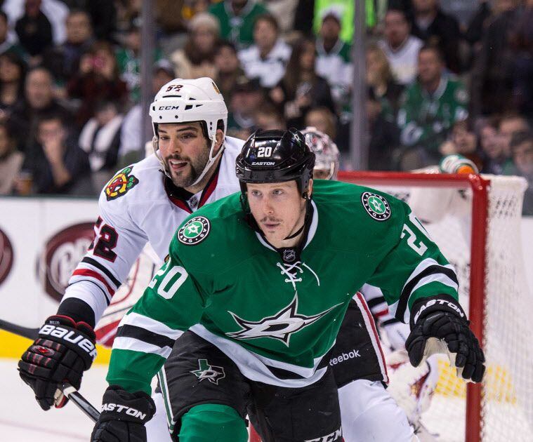 Dallas Stars' Cody Eakin sends message before game against Chicago Bla...