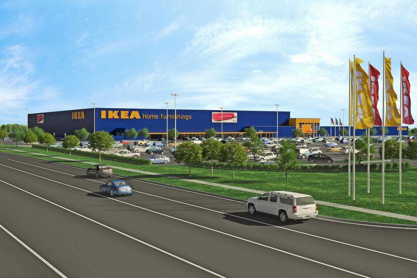 El plan de la nueva tienda de Ikea en Grand Prairie.(IKEA)
