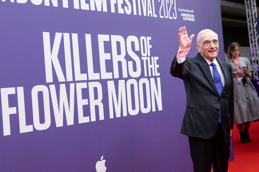 Director Martin Scorsese arrived for the premiere of "Killers of the Flower Moon" at the...