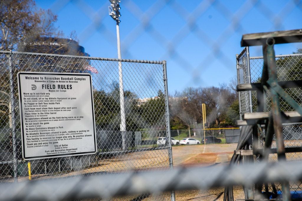 The baseball diamond at Reverchon Park is currently unplayable after city officials waited...