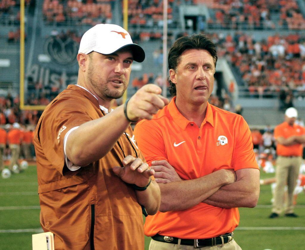 National Reaction From Texas Loss To Oklahoma State Twitter Reacts To Tom Herman Mike Gundy