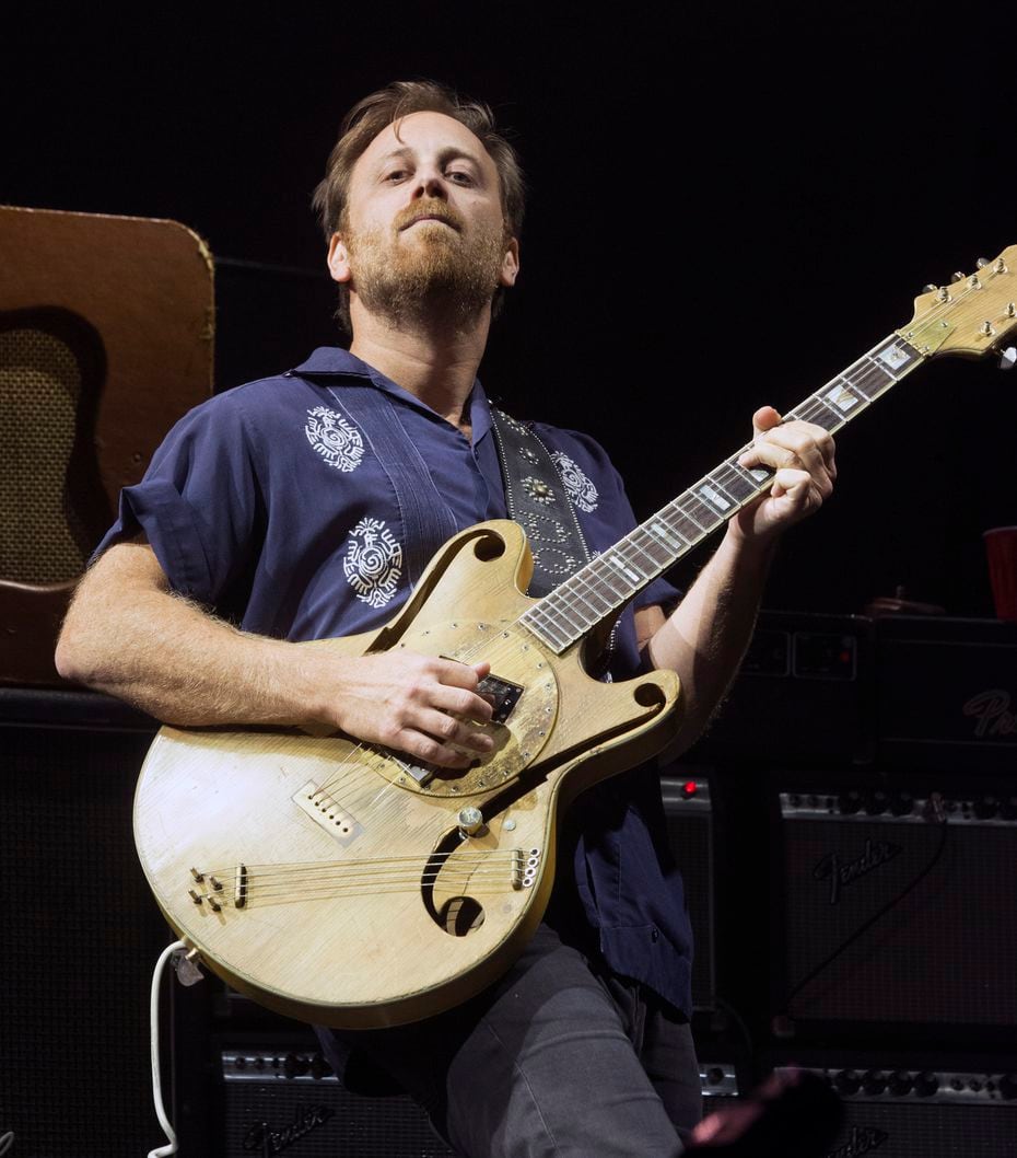 Dan Auerbach of the Black Keys performs in concert during the group's "Let's Rock Tour," at the Wells Fargo Center, Monday, Oct. 14, 2019, in Philadelphia.