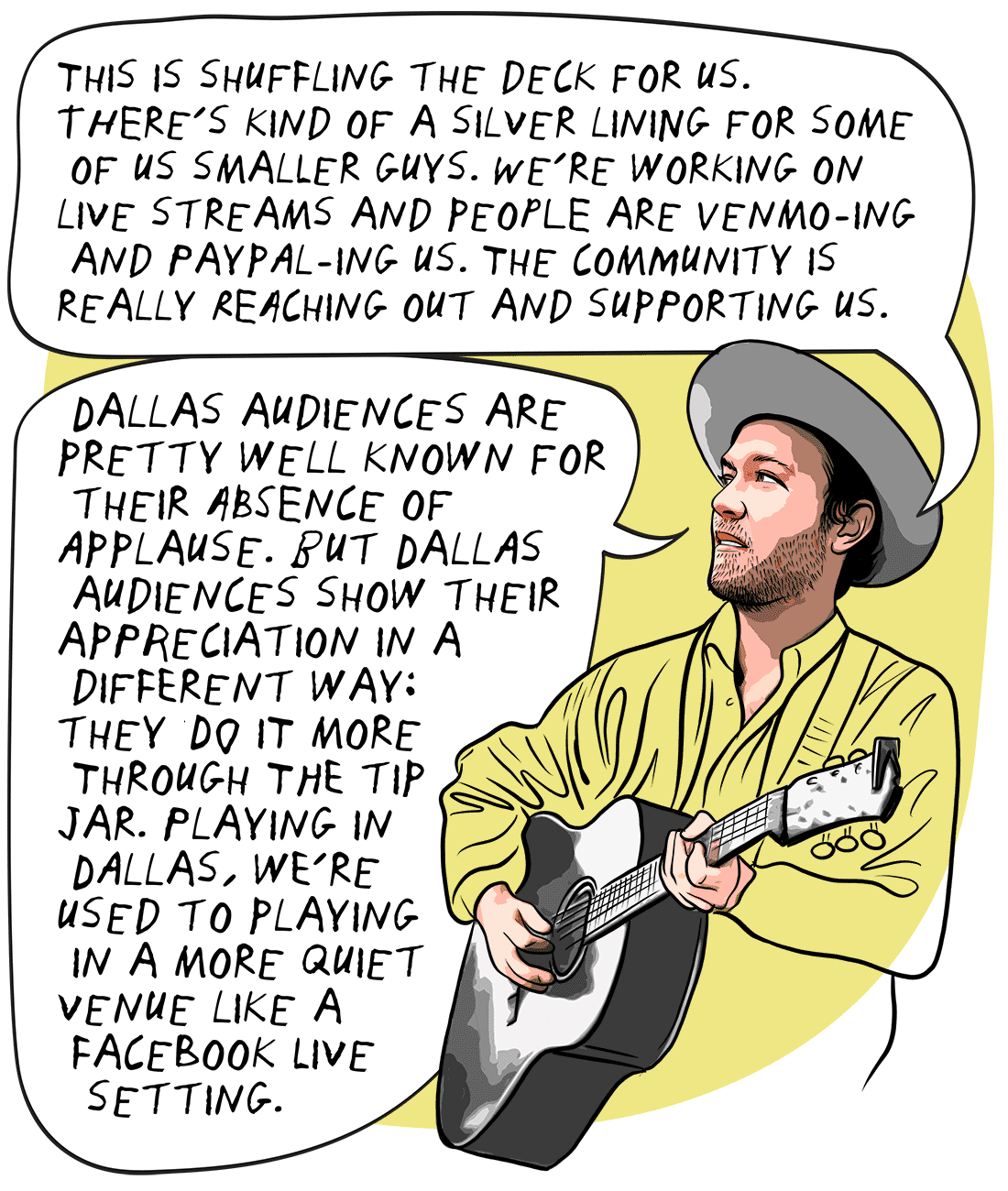 Ryan Berg, Dallas-based musician