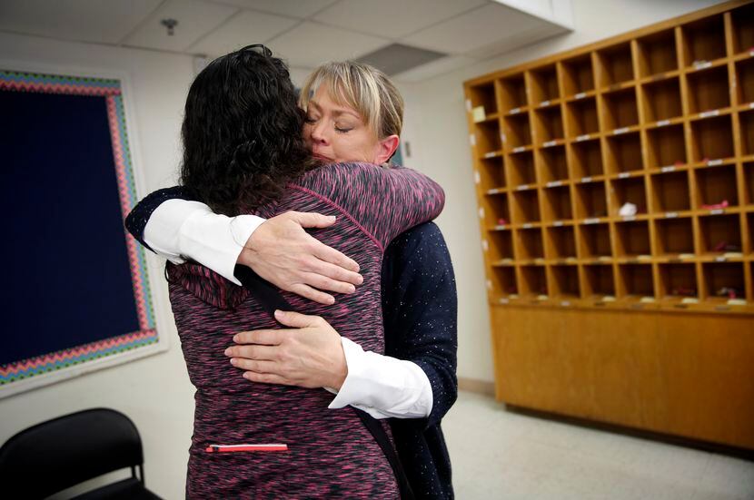 Thomas Jefferson High School staff helping students transition to