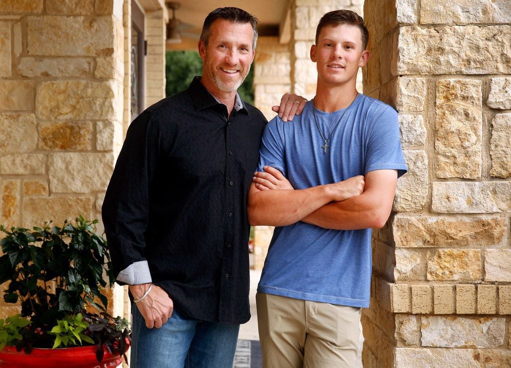 Colleyville Heritage High baseball player Bobby Witt Jr., the son of former Texas Ranger...