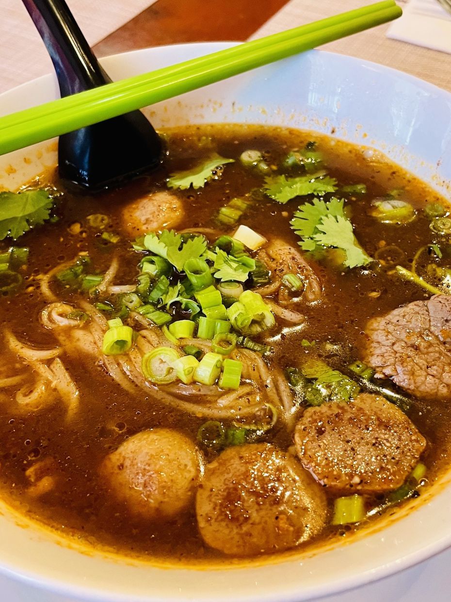 Thai boat noodle soup at Bangkok Dee Thai Cuisine