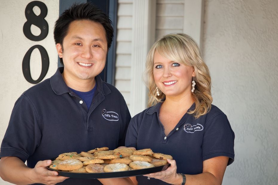 Leon Chen (left) and Tiffany Taylor-Chen created Tiff's Treats, which has locations across...