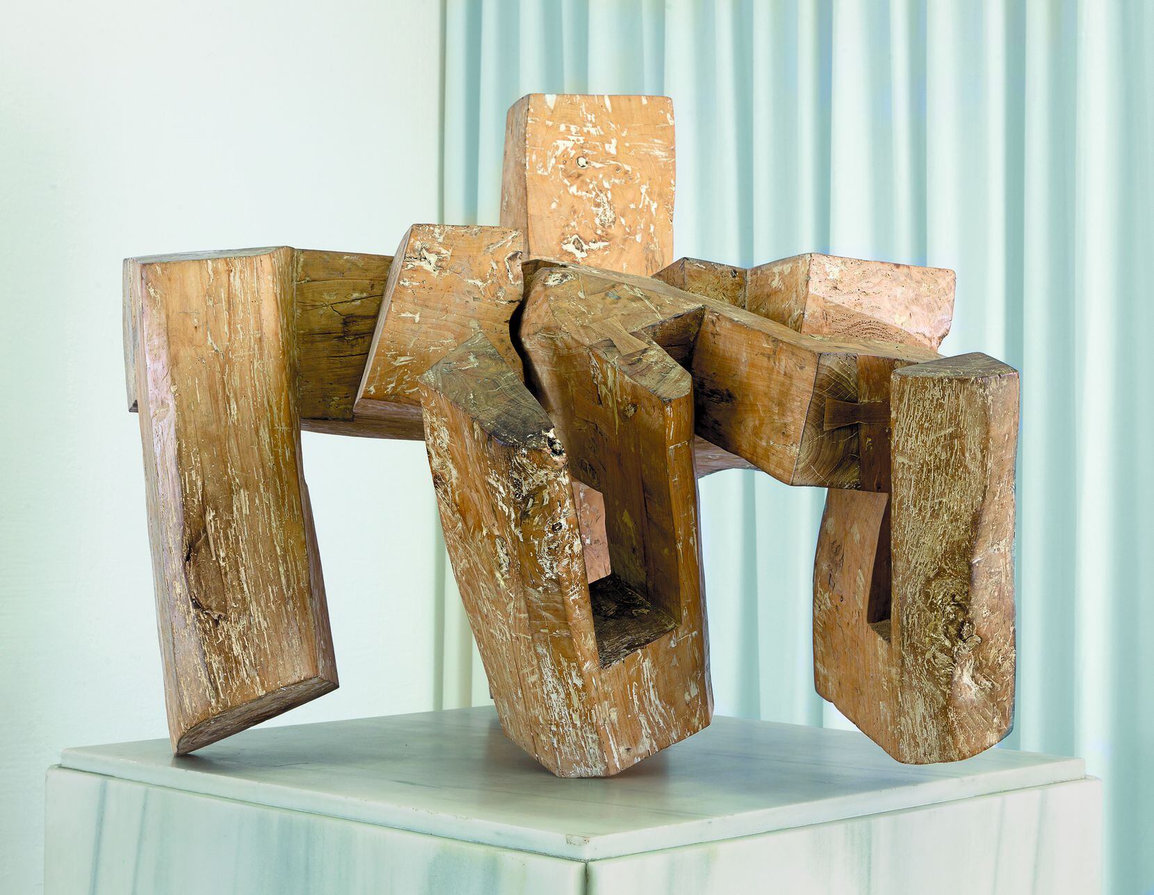 Sculptor Eduardo Chillida was commissioned to create the first work seen by visitors at the...