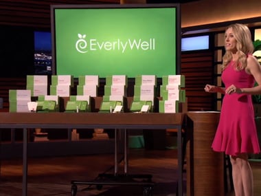 EverlyWell founder Julia Cheek pitched her medical testing kits to investors on the ABC show Shark Tank in 2017.