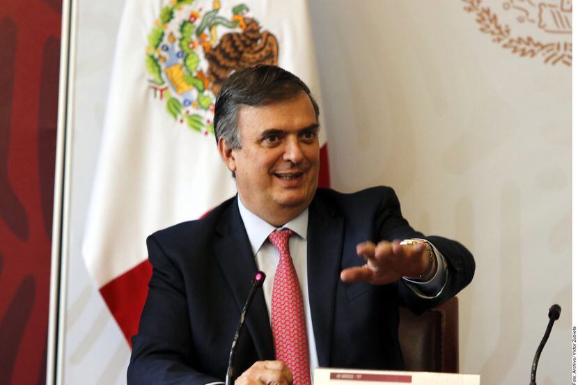 El canciller mexicano Marcelo Ebrard. AGENCIA REFORMA.
