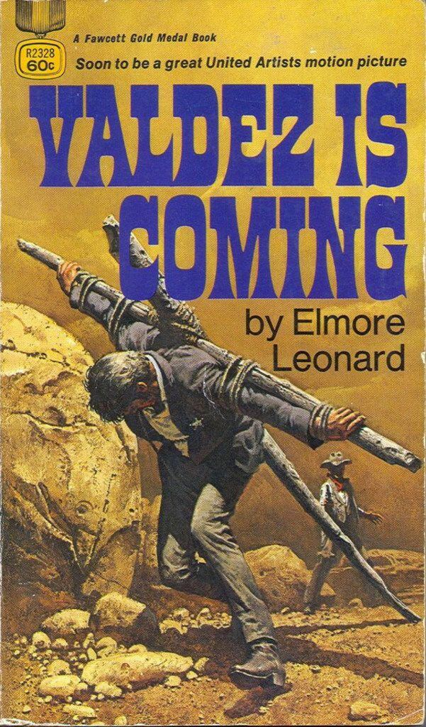 The original paperback cover of Valdez Is Coming, one of the novels contained in the Library...