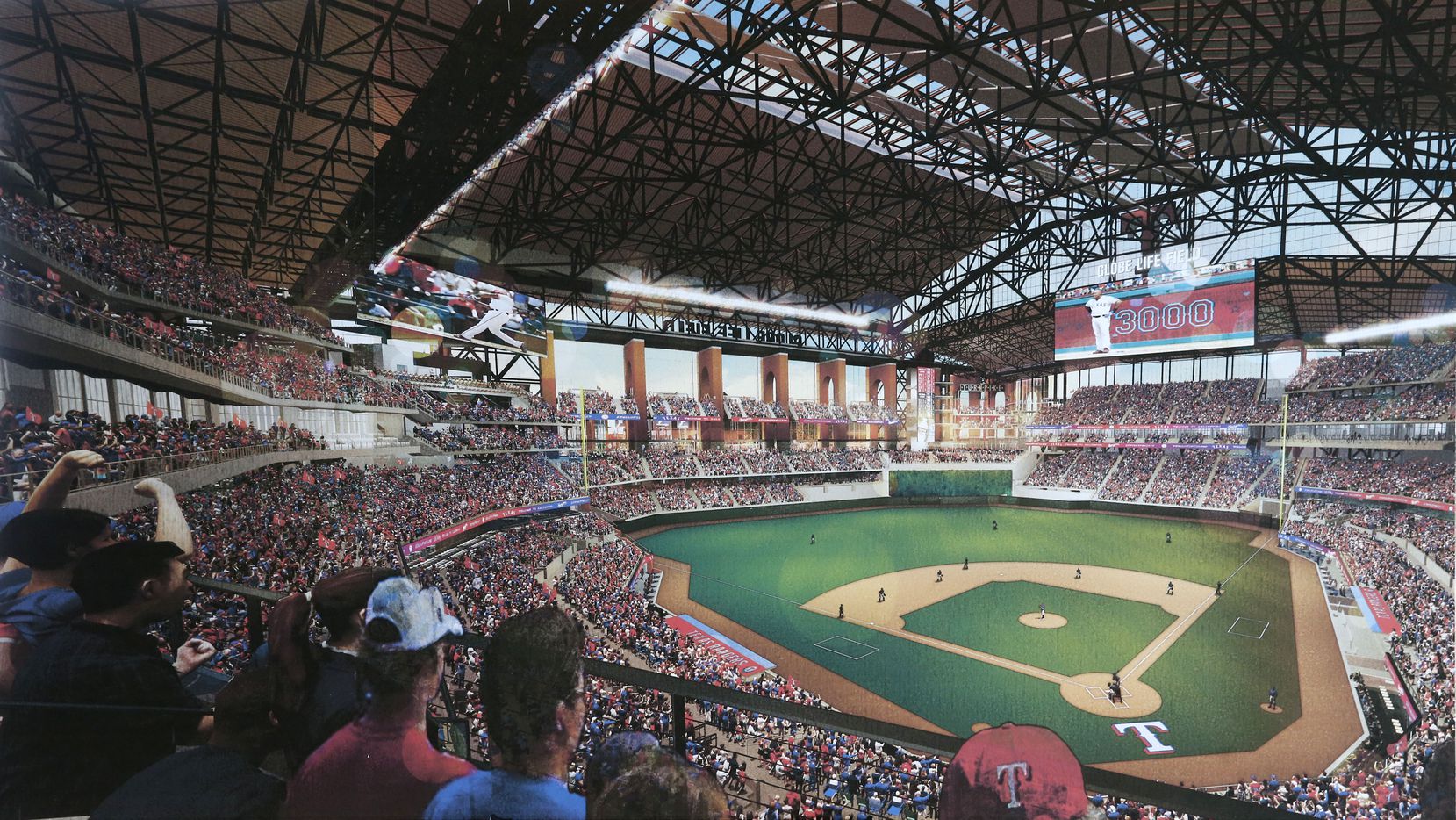 See renderings of the new Texas Rangers' stadium set to open for the 2020  MLB season