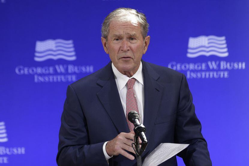 Ex presidente George W. Bush Foto: Seth Wenig/AP
